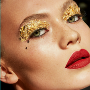 Beauty Makeup Gold Leaf