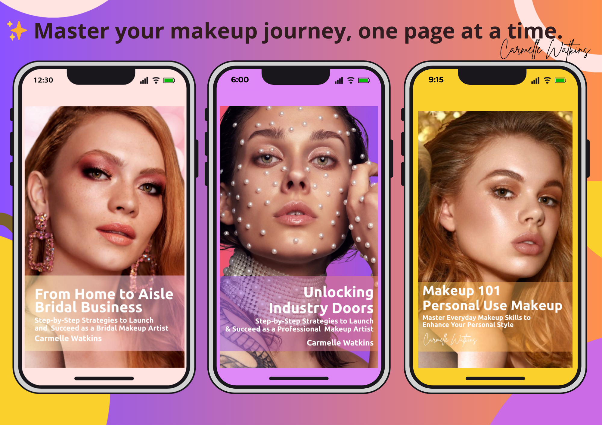 ✨ Master your makeup journey, one page at a time.
